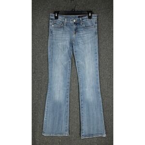 Y2K Vigoss Jeans Low Rise Boot Cut Juniors Women's Size 1 Medium Wash Stretch